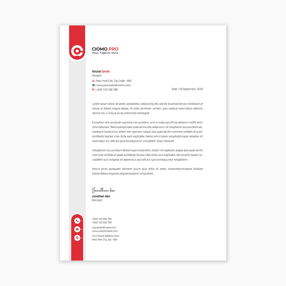 BUY MODERN LINES LETTERHEAD IN QATAR | HOME DELIVERY ON ALL ORDERS ALL OVER QATAR FROM BRANDSCAPE.SHOP