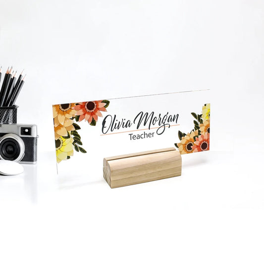 BUY WOOD BASE DESK NAME PLATES IN QATAR | HOME DELIVERY ON ALL ORDERS ALL OVER QATAR FROM BRANDSCAPE.SHOP