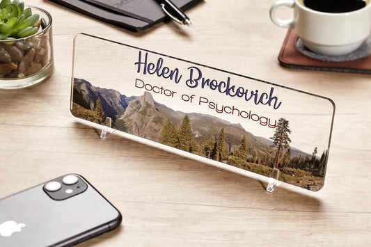 BUY ACRYLIC DESK NAME PLATES IN QATAR | HOME DELIVERY ON ALL ORDERS ALL OVER QATAR FROM BRANDSCAPE.SHOP
