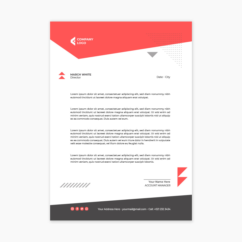 BUY CORPORATE REFLECTIONS LETTERHEAD IN QATAR | HOME DELIVERY ON ALL ORDERS ALL OVER QATAR FROM BRANDSCAPE.SHOP
