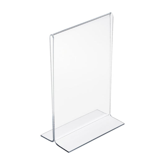 BUY ACRYLIC TWO-SIDED VERTICAL DISPLAY STAND IN QATAR | HOME DELIVERY ON ALL ORDERS ALL OVER QATAR FROM BRANDSCAPE.SHOP