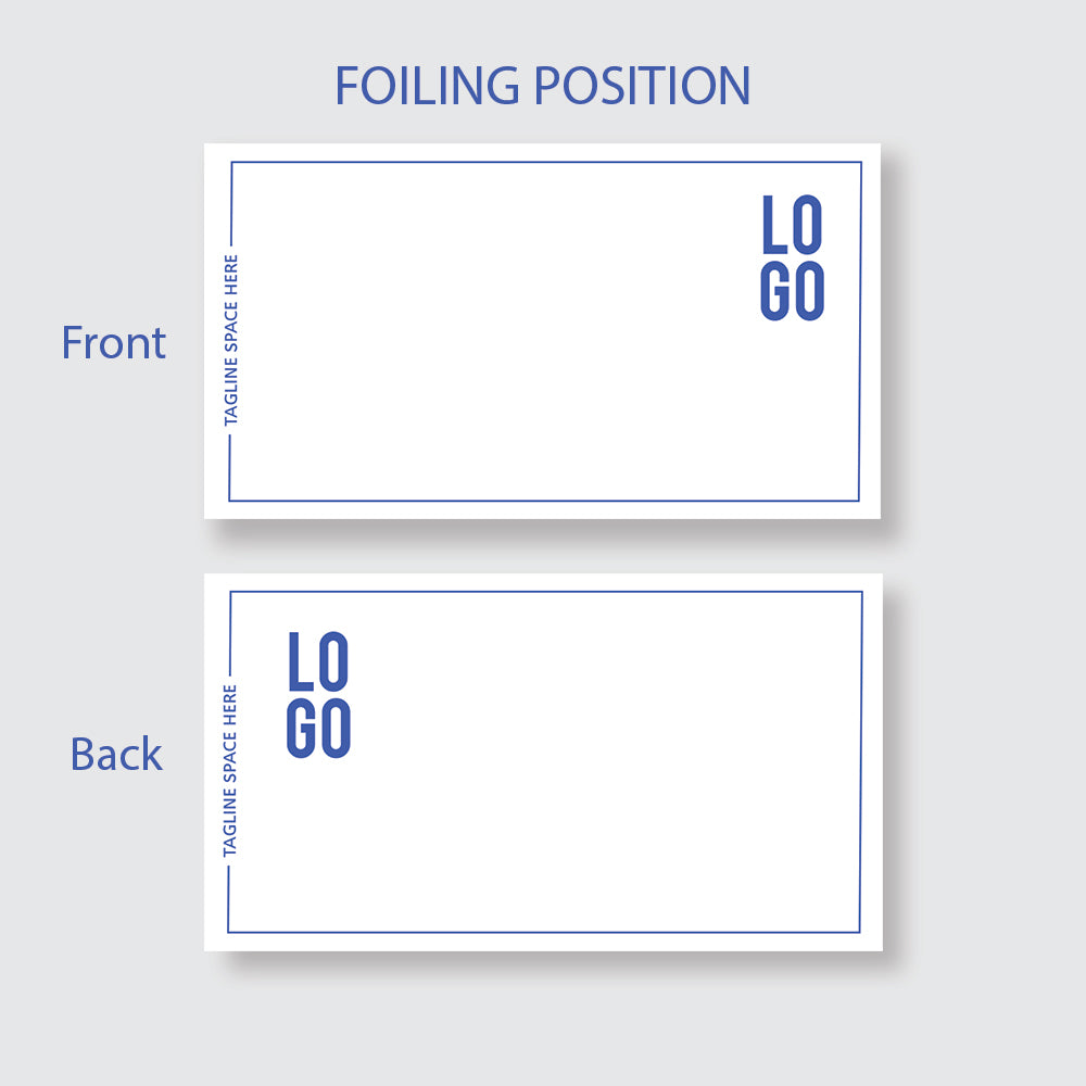 BUY BLUE FOIL TEXTURED PREMIUM BUSINESS CARD IN QATAR | HOME DELIVERY ON ALL ORDERS ALL OVER QATAR FROM BRANDSCAPE.SHOP