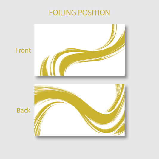 BUY B&W GOLD FOIL PREMIUM BUSINESS CARD IN QATAR | HOME DELIVERY ON ALL ORDERS ALL OVER QATAR FROM BRANDSCAPE.SHOP