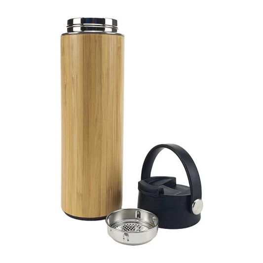 BUY TEA INFUSER BAMBOO FLASK IN QATAR | HOME DELIVERY ON ALL ORDERS ALL OVER QATAR FROM BRANDSCAPE.SHOP