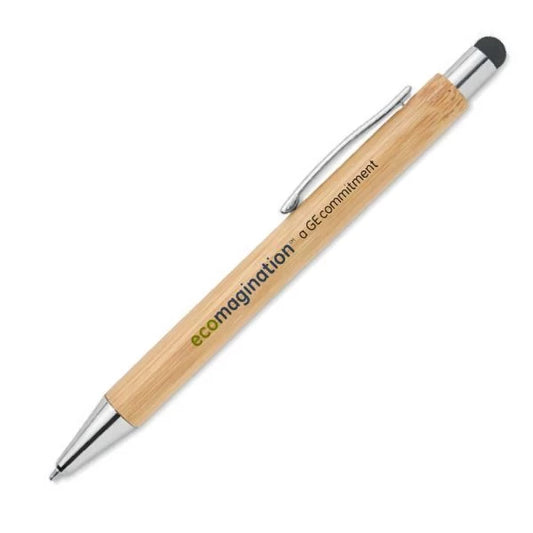 BUY BAMBOO PENS WITH STYLUS ON TOP IN QATAR | HOME DELIVERY ON ALL ORDERS ALL OVER QATAR FROM BRANDSCAPE.SHOP