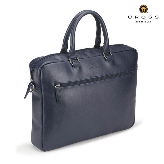 BUY LAPTOP BRIEFCASE NAVY-BLUE  IN QATAR | HOME DELIVERY ON ALL ORDERS ALL OVER QATAR FROM BRANDSCAPE.SHOP