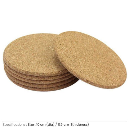 BUY ECO-FRIENDLY CORK TEA COASTERS IN QATAR | HOME DELIVERY ON ALL ORDERS ALL OVER QATAR FROM BRANDSCAPE.SHOP