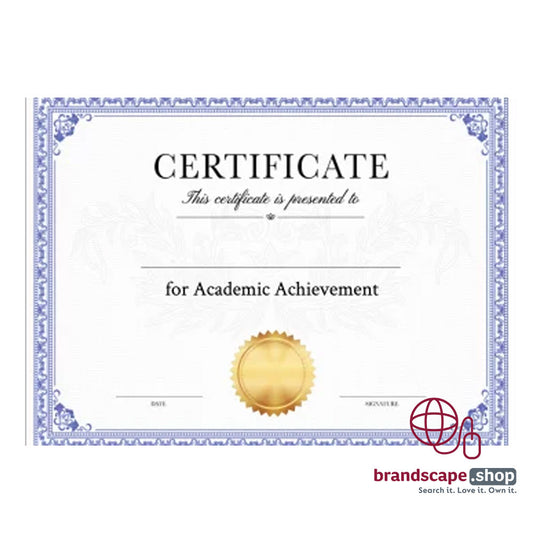BUY CUSTOM CERTIFICATE IN QATAR | HOME DELIVERY ON ALL ORDERS ALL OVER QATARÂ FROMÂ BRANDSCAPE.SHOP