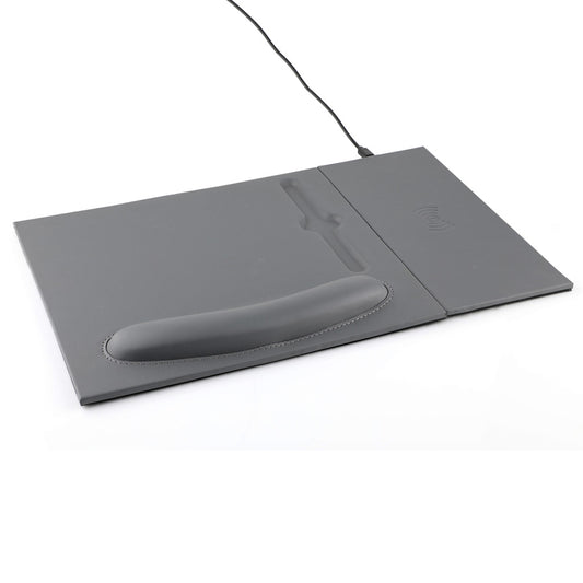 BUY WIRELESS CHARGER MOUSEPAD DARK GREY COLOR  IN QATAR | HOME DELIVERY ON ALL ORDERS ALL OVER QATAR FROM BRANDSCAPE.SHOP
