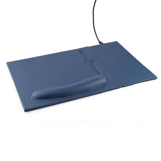 BUY WIRELESS CHARGER MOUSEPAD NAVY BLUE  IN QATAR | HOME DELIVERY ON ALL ORDERS ALL OVER QATAR FROM BRANDSCAPE.SHOP