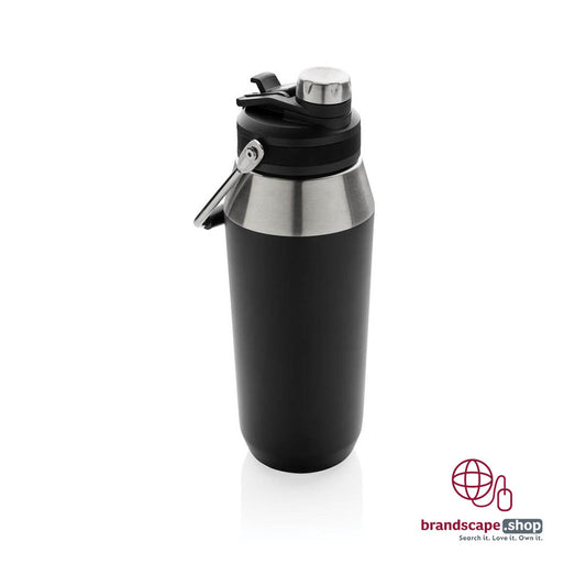 BUY USLAR DWHL 3105 VACUUM BOTTLE WITH SOLID  HANDLE AND DUAL LID 1LTR BLACK IN QATAR | HOME DELIVERY ON ALL ORDERS ALL OVER QATAR FROM BRANDSCAPE.SHOP