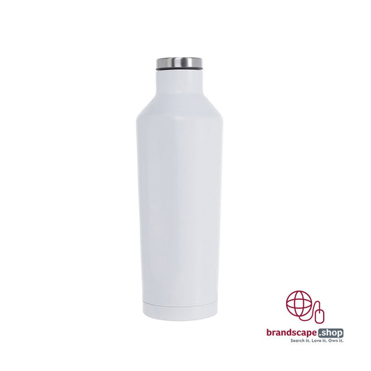 BUY GALATI DOUBLE WALL STAINLESS STEEL WATER BOTTLE 450ML WHITE IN QATAR | HOME DELIVERY ON ALL ORDERS ALL OVER QATAR FROM BRANDSCAPE.SHOP