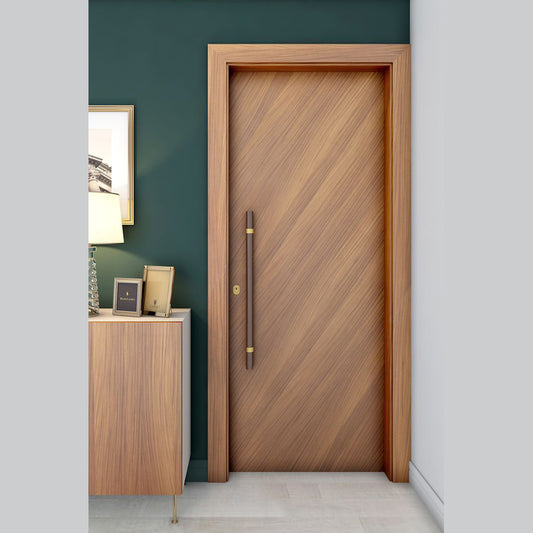 BUY LONG HANDLE LIGHT TEAK FINISH DOOR IN QATAR | HOME DELIVERY ON ALL ORDERS ALL OVER QATAR FROM BRANDSCAPE.SHOP