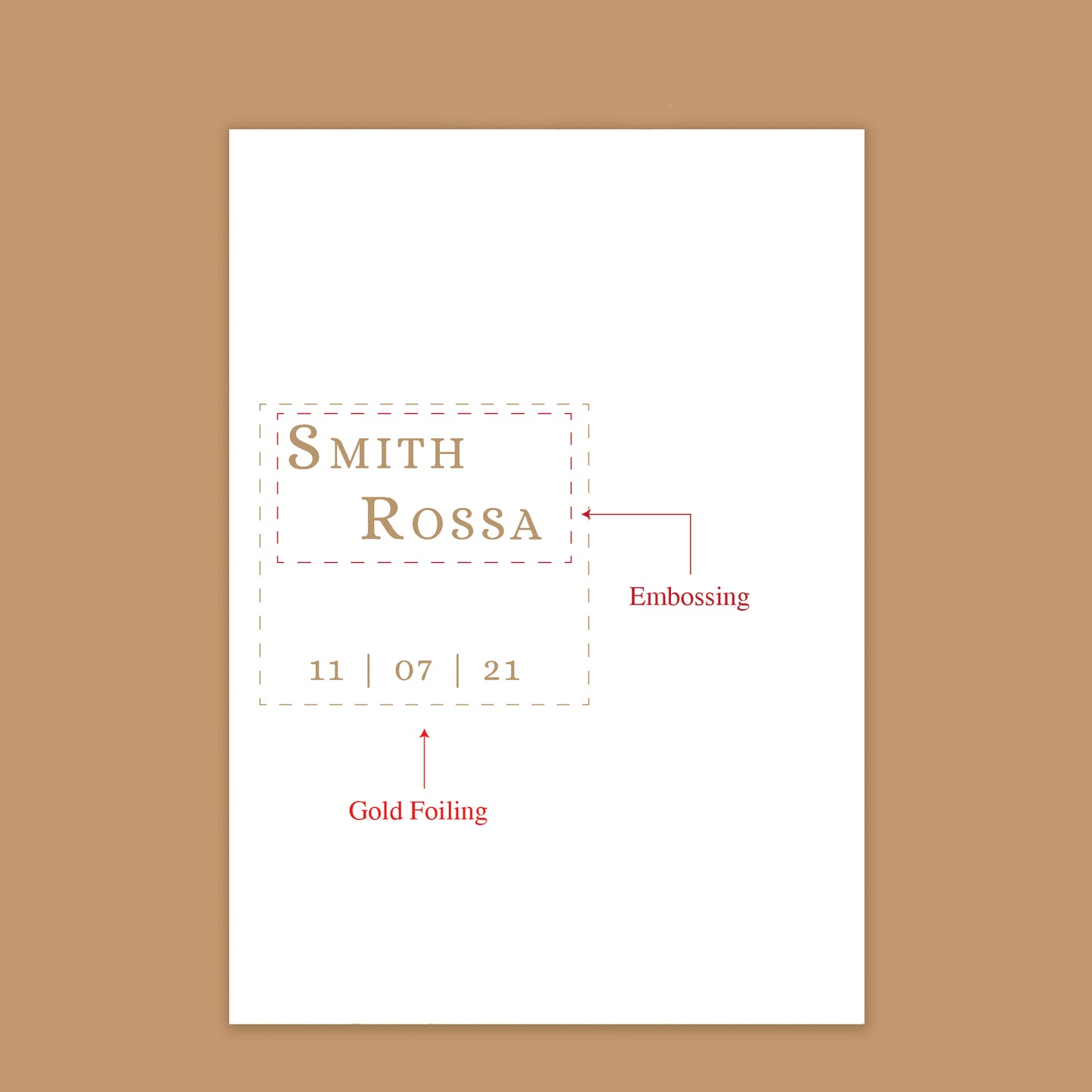 BUY CREME COLOR GOLD TEXTURE INVITATION CARD IN QATAR | HOME DELIVERY ON ALL ORDERS ALL OVER QATAR FROM BRANDSCAPE.SHOP