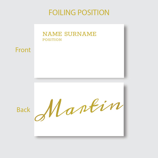 BUY GOLD PRINTED PREMIUM BUSINESS CARD IN QATAR | HOME DELIVERY ON ALL ORDERS ALL OVER QATAR FROM BRANDSCAPE.SHOP