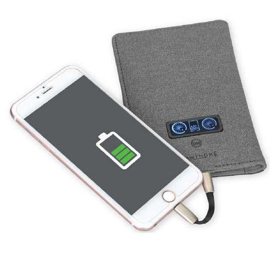 Mobile charger Passport Holder with USB and Power bank