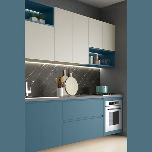 BUY KITCHEN CABINET MATTE BLUE SHADE  IN QATAR | HOME DELIVERY ON ALL ORDERS ALL OVER QATAR FROM BRANDSCAPE.SHOP