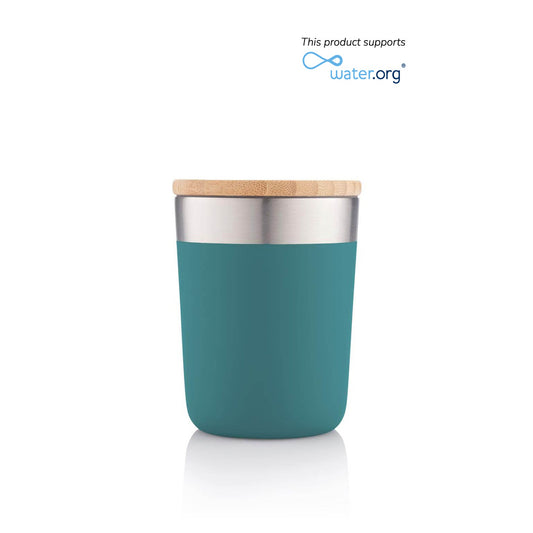 BUY AQUA GREEN MUG WITH BAMBOO LID IN QATAR | HOME DELIVERY ON ALL ORDERS ALL OVER QATAR FROM BRANDSCAPE.SHOP