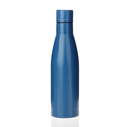 BUY COPPER VACUUM INSULATED WATER BOTTLE NAVY BLUE  IN QATAR | HOME DELIVERY ON ALL ORDERS ALL OVER QATAR FROM BRANDSCAPE.SHOP