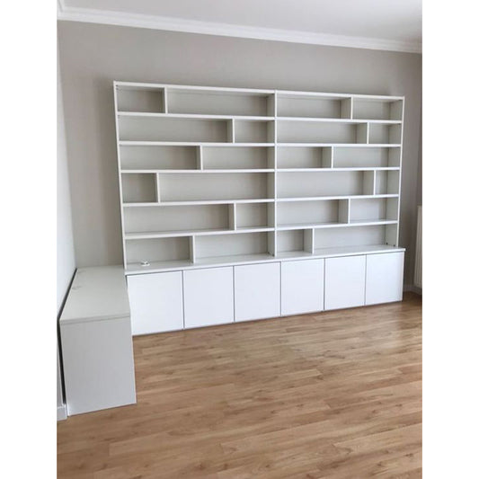 BUY WHITE WOODEN ORGANIZING RACK WITH BASE STORAGE IN QATAR | HOME DELIVERY ON ALL ORDERS ALL OVER QATAR FROM BRANDSCAPE.SHOP