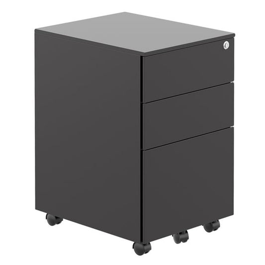 BUY PEDESTAL CABINET THREE DRAWER BLACK COLOR IN QATAR | HOME DELIVERY ON ALL ORDERS ALL OVER QATAR FROM BRANDSCAPE.SHOP