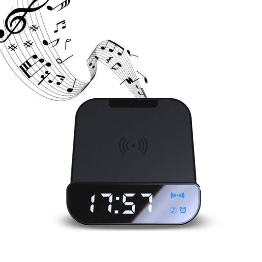 BUY WIRELESS SPEAKER WITH CHARGER AND ALARM CLOCK IN QATAR | HOME DELIVERY ON ALL ORDERS ALL OVER QATAR FROM BRANDSCAPE.SHOP