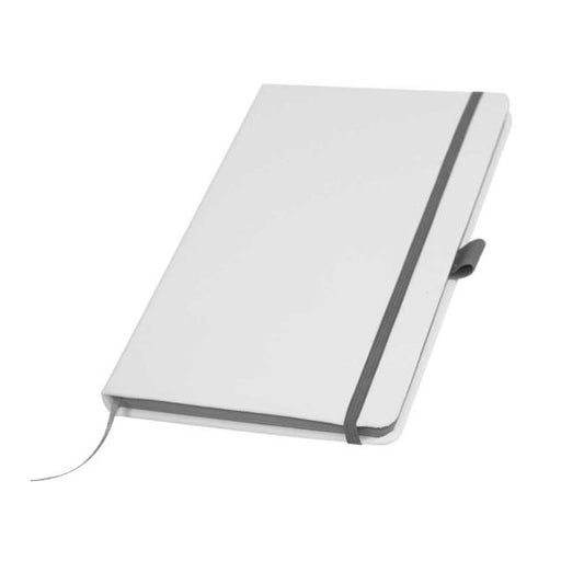 BUY WHITE COLOR PU NOTEBOOK IN QATAR | HOME DELIVERY ON ALL ORDERS ALL OVER QATAR FROM BRANDSCAPE.SHOP