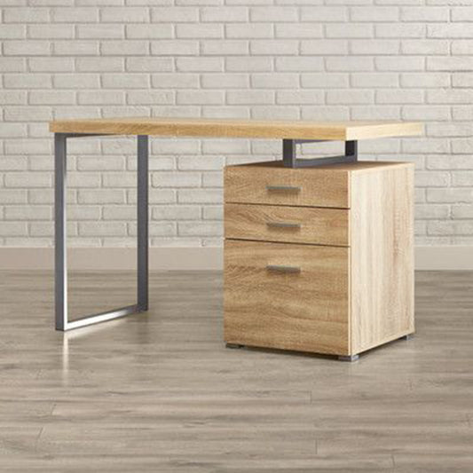 BUY TOP ELEVATED LIGHT TEAK VENEER WORKSTATION IN QATAR | HOME DELIVERY ON ALL ORDERS ALL OVER QATAR FROM BRANDSCAPE.SHOP