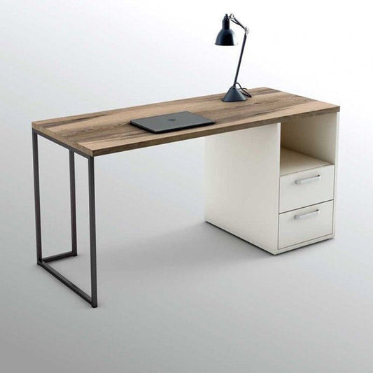BUY WOODEN WORKSTATION WITH METAL STAND IN QATAR | HOME DELIVERY ON ALL ORDERS ALL OVER QATAR FROM BRANDSCAPE.SHOP