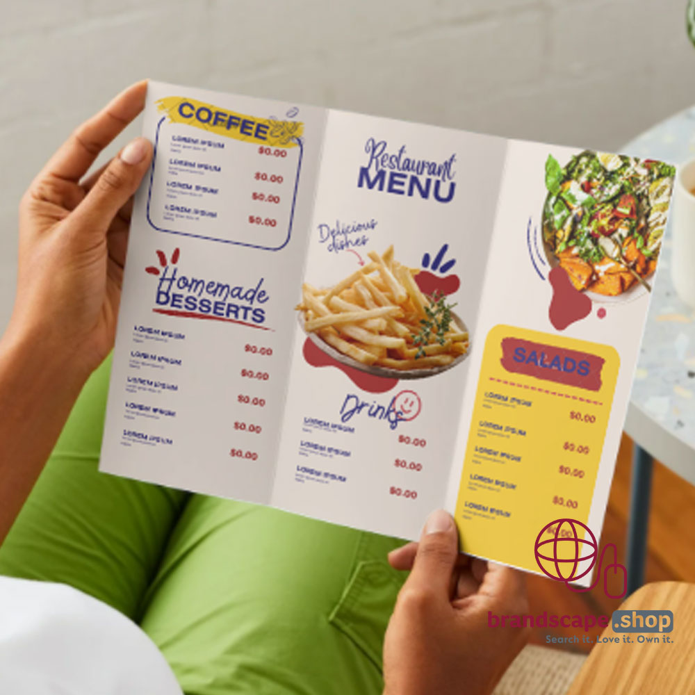 BUY CUSTOM FOOD MENU IN QATAR | HOME DELIVERY ON ALL ORDERS ALL OVER QATAR FROM BRANDSCAPE.SHOP