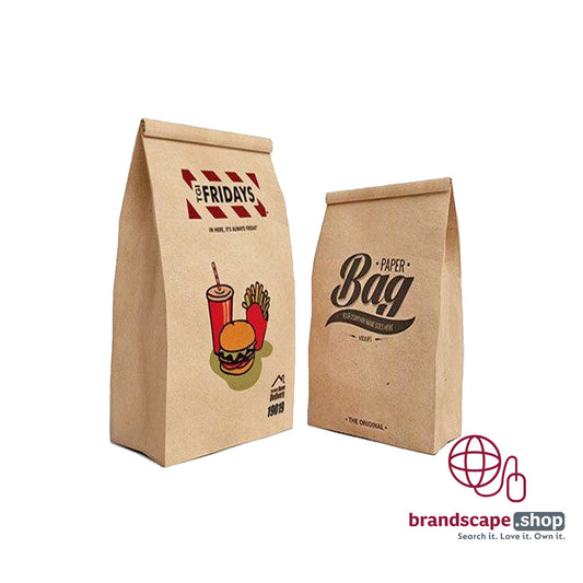 BUY PAPER KRAFT FOOD PACKAGING BAG IN QATAR | HOME DELIVERY ON ALL ORDERS ALL OVER QATAR FROM BRANDSCAPE.SHOP