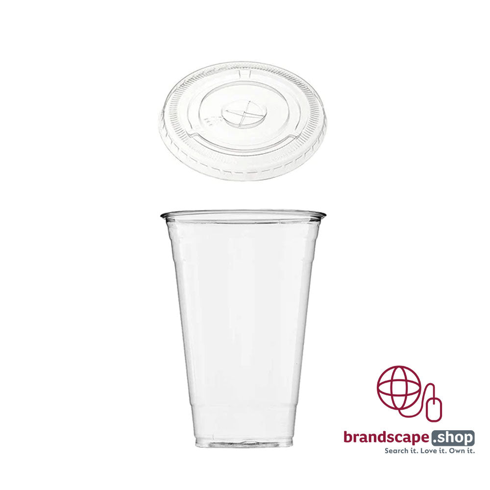 BUY PLASTIC CUP WITH FLAT LID IN QATAR | HOME DELIVERY ON ALL ORDERS ALL OVER QATAR FROM BRANDSCAPE.SHOP