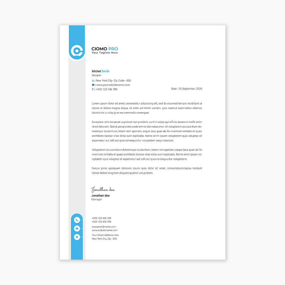 BUY MODERN LINES LETTERHEAD IN QATAR | HOME DELIVERY ON ALL ORDERS ALL OVER QATAR FROM BRANDSCAPE.SHOP