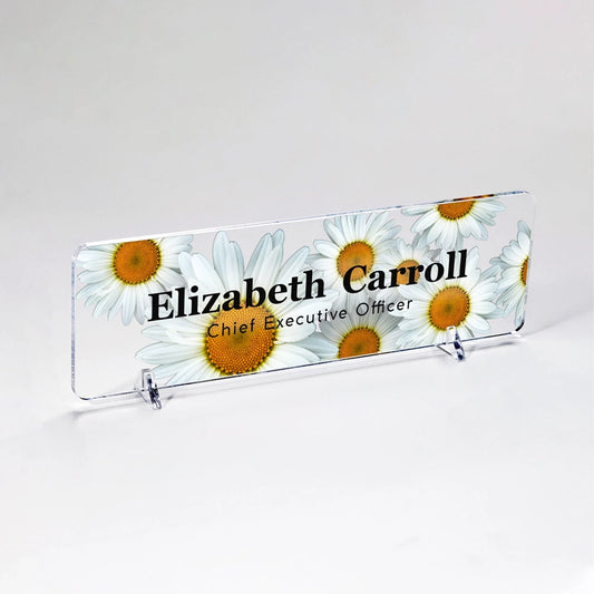 BUY ACRYLIC DESK NAME PLATES IN QATAR | HOME DELIVERY ON ALL ORDERS ALL OVER QATAR FROM BRANDSCAPE.SHOP