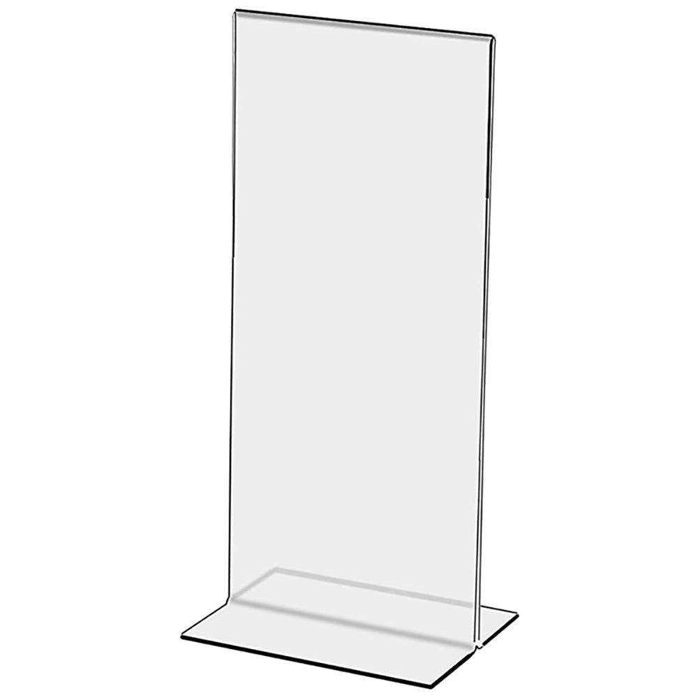 BUY ACRYLIC TWO-SIDED VERTICAL DISPLAY STAND IN QATAR | HOME DELIVERY ON ALL ORDERS ALL OVER QATAR FROM BRANDSCAPE.SHOP