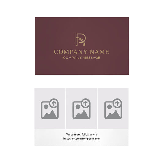 BUY BURGUNDY & WHITE BUSINESS CARD IN QATAR | HOME DELIVERY ON ALL ORDERS ALL OVER QATAR FROM BRANDSCAPE.SHOP