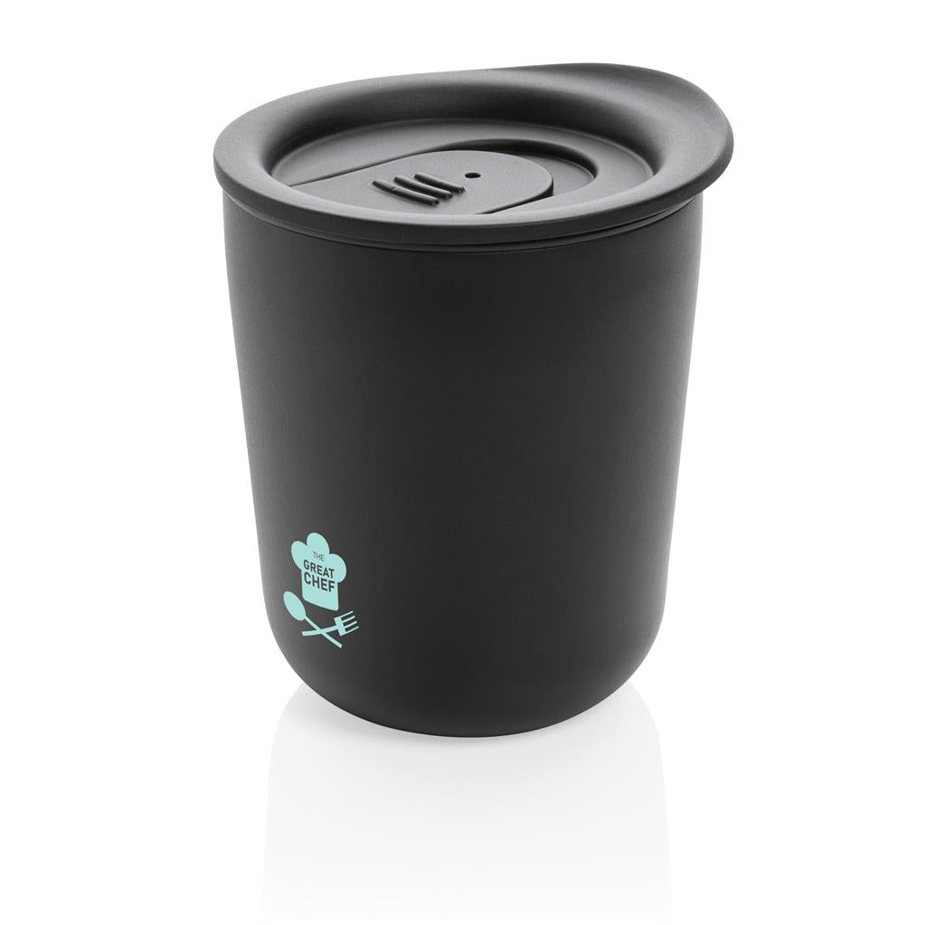 BUY ANTI-MICROBIAL COFFEE TUMBLER BLACK  IN QATAR | HOME DELIVERY ON ALL ORDERS ALL OVER QATAR FROM BRANDSCAPE.SHOP