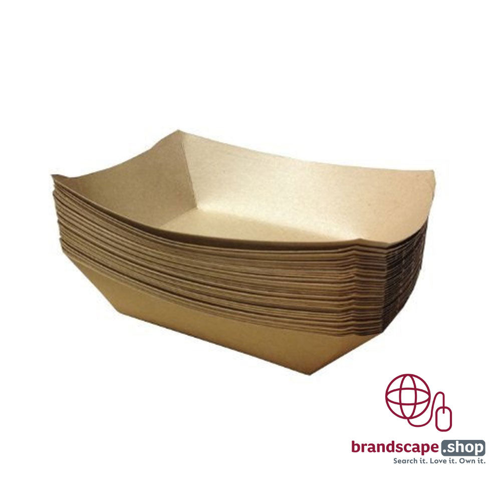 BUY PAPER KRAFT FOOD TRAY IN QATAR | HOME DELIVERY ON ALL ORDERS ALL OVER QATAR FROM BRANDSCAPE.SHOP