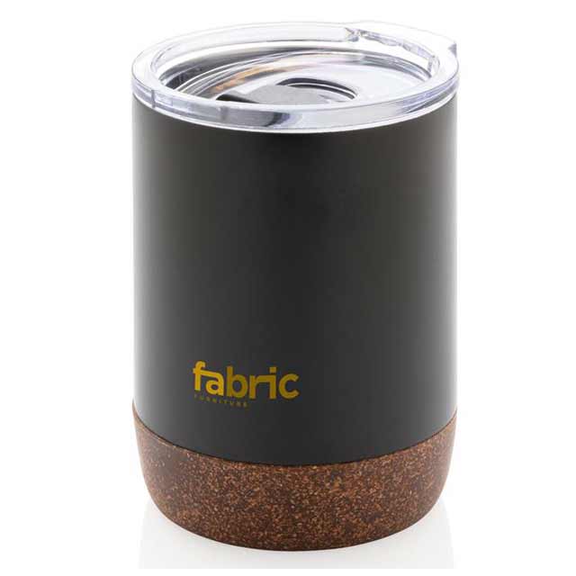 BUY BLACK MUG WITH CORK BASE IN QATAR | HOME DELIVERY ON ALL ORDERS ALL OVER QATAR FROM BRANDSCAPE.SHOP