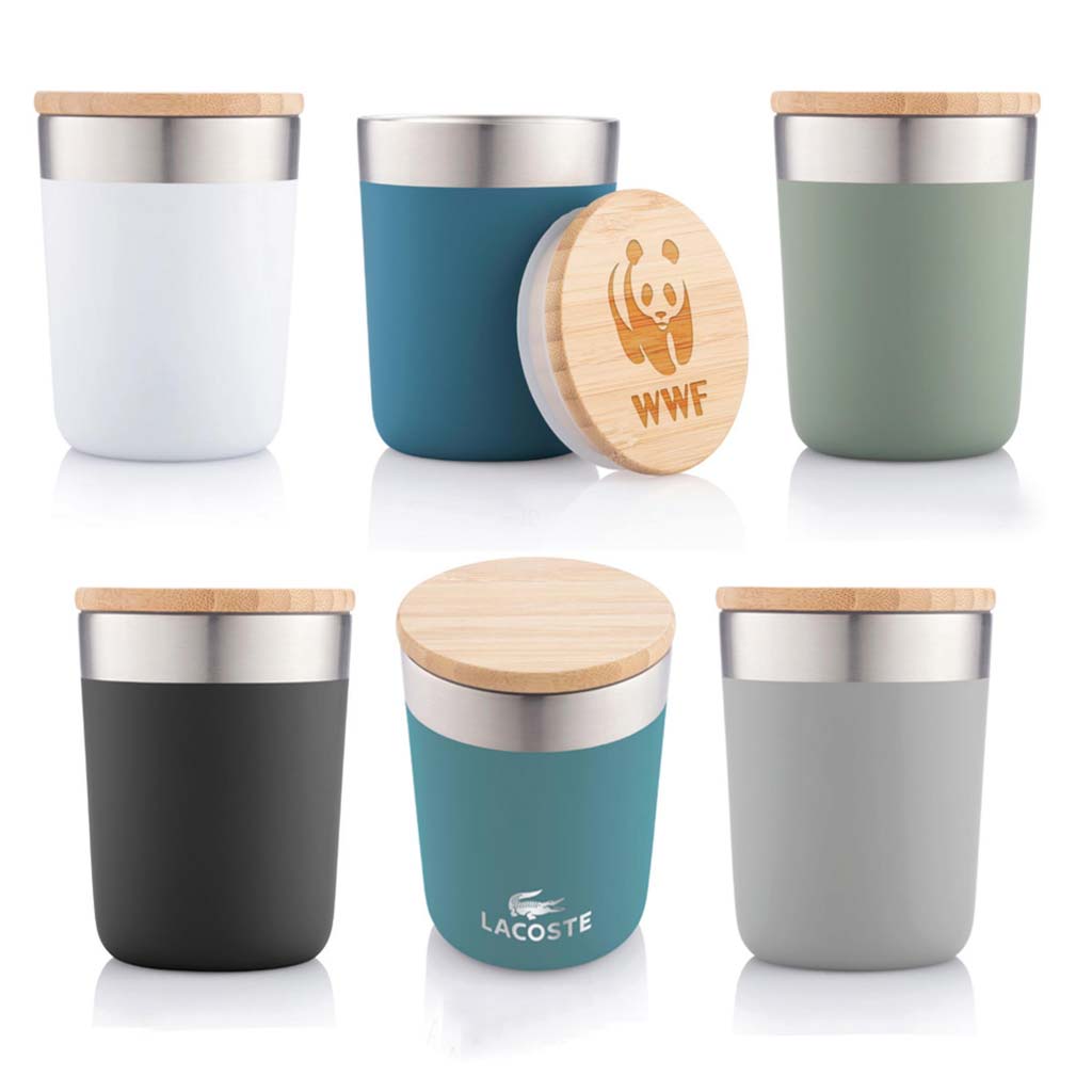 BUY BLUE MUG WITH BAMBOO LID IN QATAR | HOME DELIVERY ON ALL ORDERS ALL OVER QATAR FROM BRANDSCAPE.SHOP