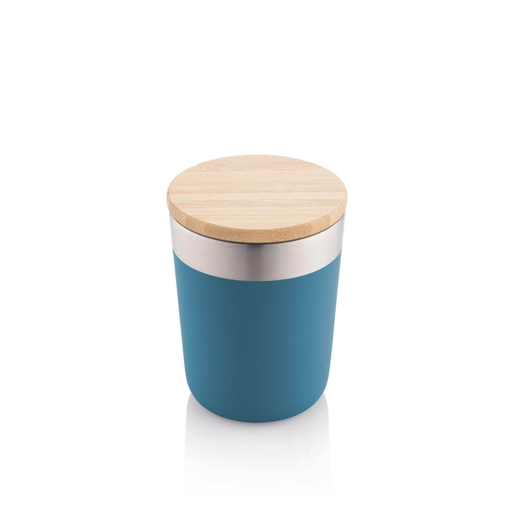 BUY BLUE MUG WITH BAMBOO LID IN QATAR | HOME DELIVERY ON ALL ORDERS ALL OVER QATAR FROM BRANDSCAPE.SHOP