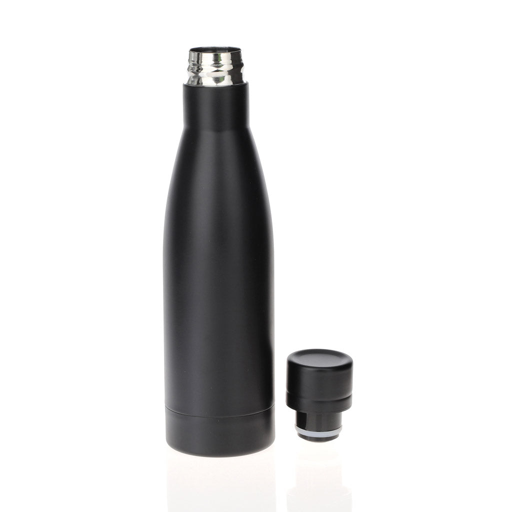 BUY COPPER VACUUM INSULATED WATER BOTTLE BLACK COLOR  IN QATAR | HOME DELIVERY ON ALL ORDERS ALL OVER QATAR FROM BRANDSCAPE.SHOP