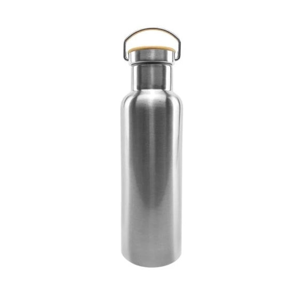 BUY STAINLESS STEEL FLASK WITH A BAMBOO TOP IN QATAR | HOME DELIVERY ON ALL ORDERS ALL OVER QATAR FROM BRANDSCAPE.SHOP