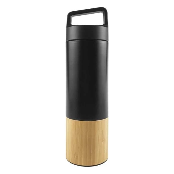 BUY BLACK TWIST OF TRAVEL BOTTLE WITH BAMBOO IN QATAR | HOME DELIVERY ON ALL ORDERS ALL OVER QATAR FROM BRANDSCAPE.SHOP