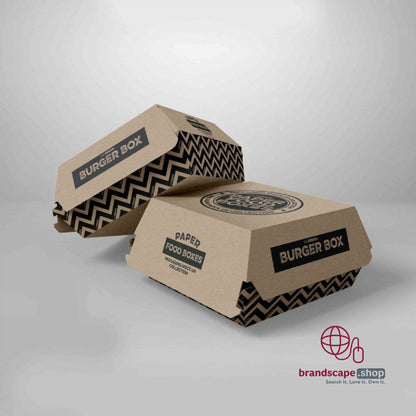 BUY CUSTOM BURGER BOX IN QATAR | HOME DELIVERY ON ALL ORDERS ALL OVER QATAR FROM BRANDSCAPE.SHOP