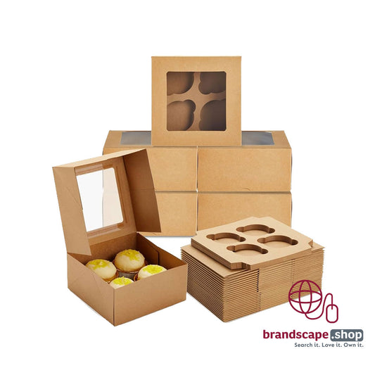 BUY CUPCAKE BOX IN QATAR | HOME DELIVERY ON ALL ORDERS ALL OVER QATAR FROM BRANDSCAPE.SHOP