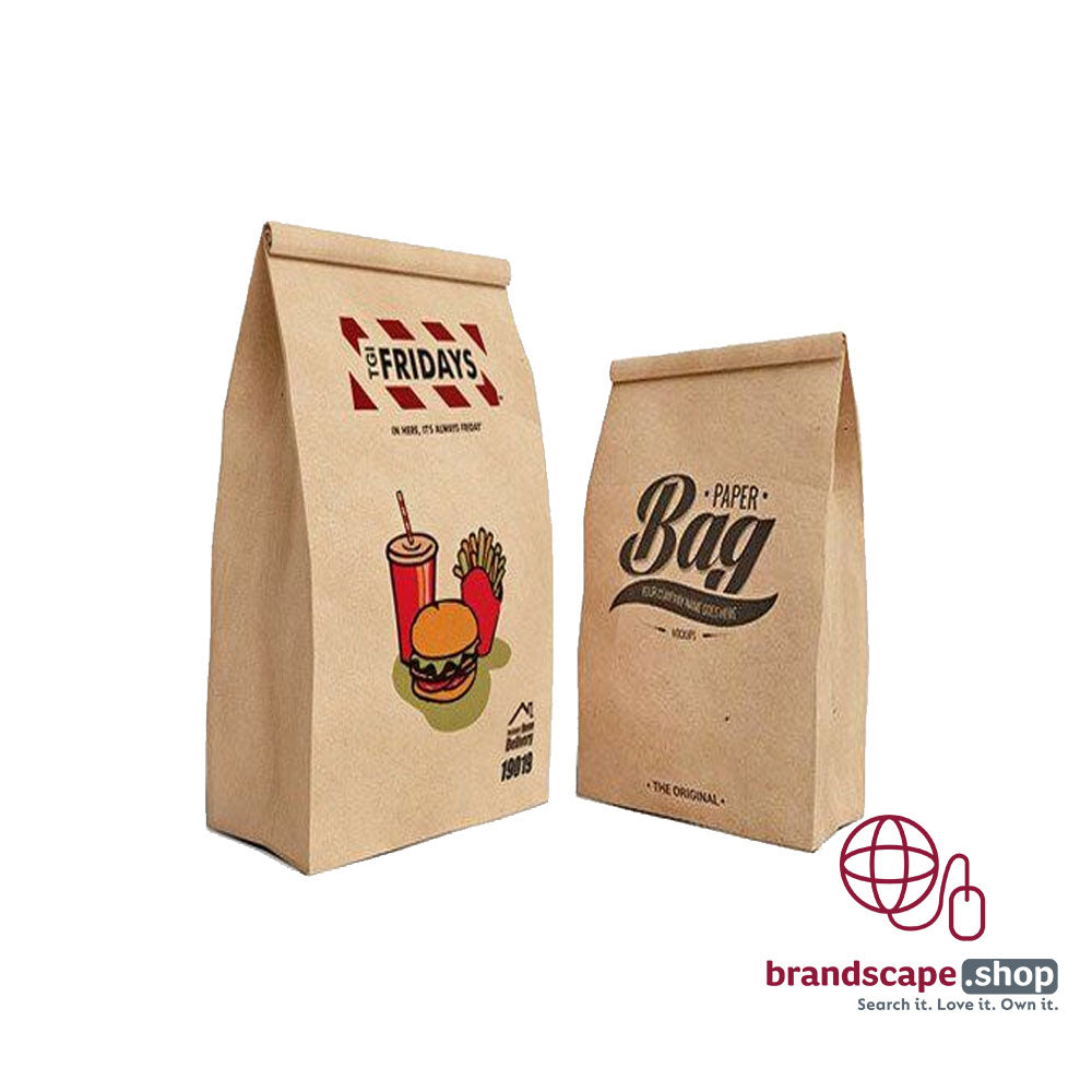 BUY PAPER KRAFT FOOD PACKAGING BAG IN QATAR | HOME DELIVERY ON ALL ORDERS ALL OVER QATAR FROM BRANDSCAPE.SHOP