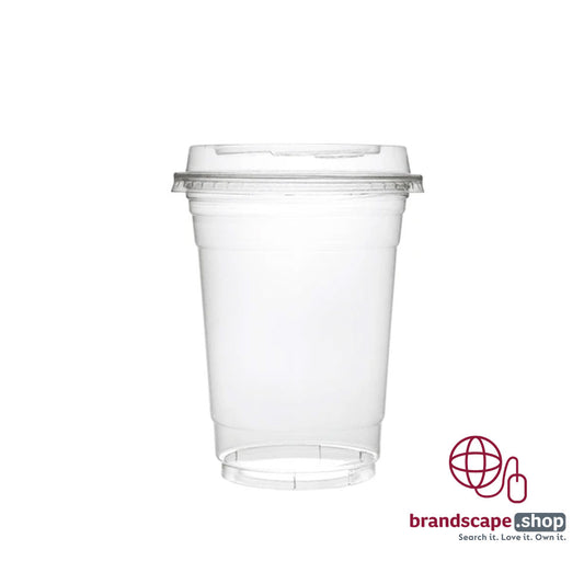 BUY PLASTIC CUP WITH FLAT LID IN QATAR | HOME DELIVERY ON ALL ORDERS ALL OVER QATAR FROM BRANDSCAPE.SHOP